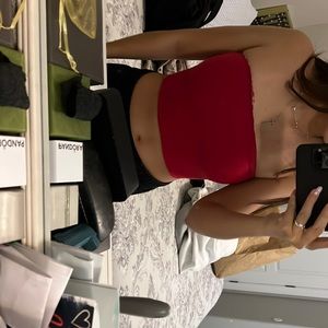 Same tube top two patterns